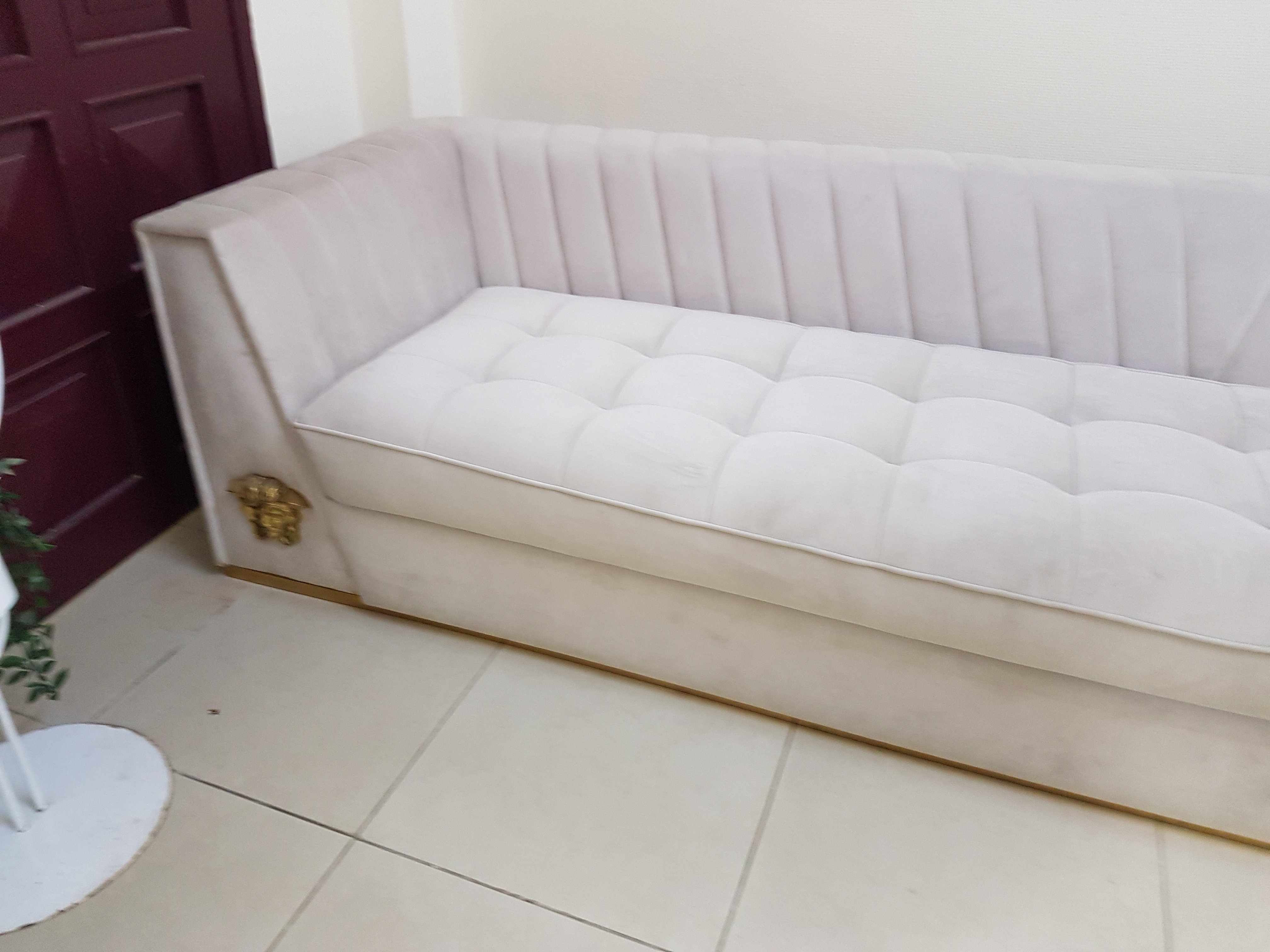 7 Person elegant gold decorated sofa set. - Image 3