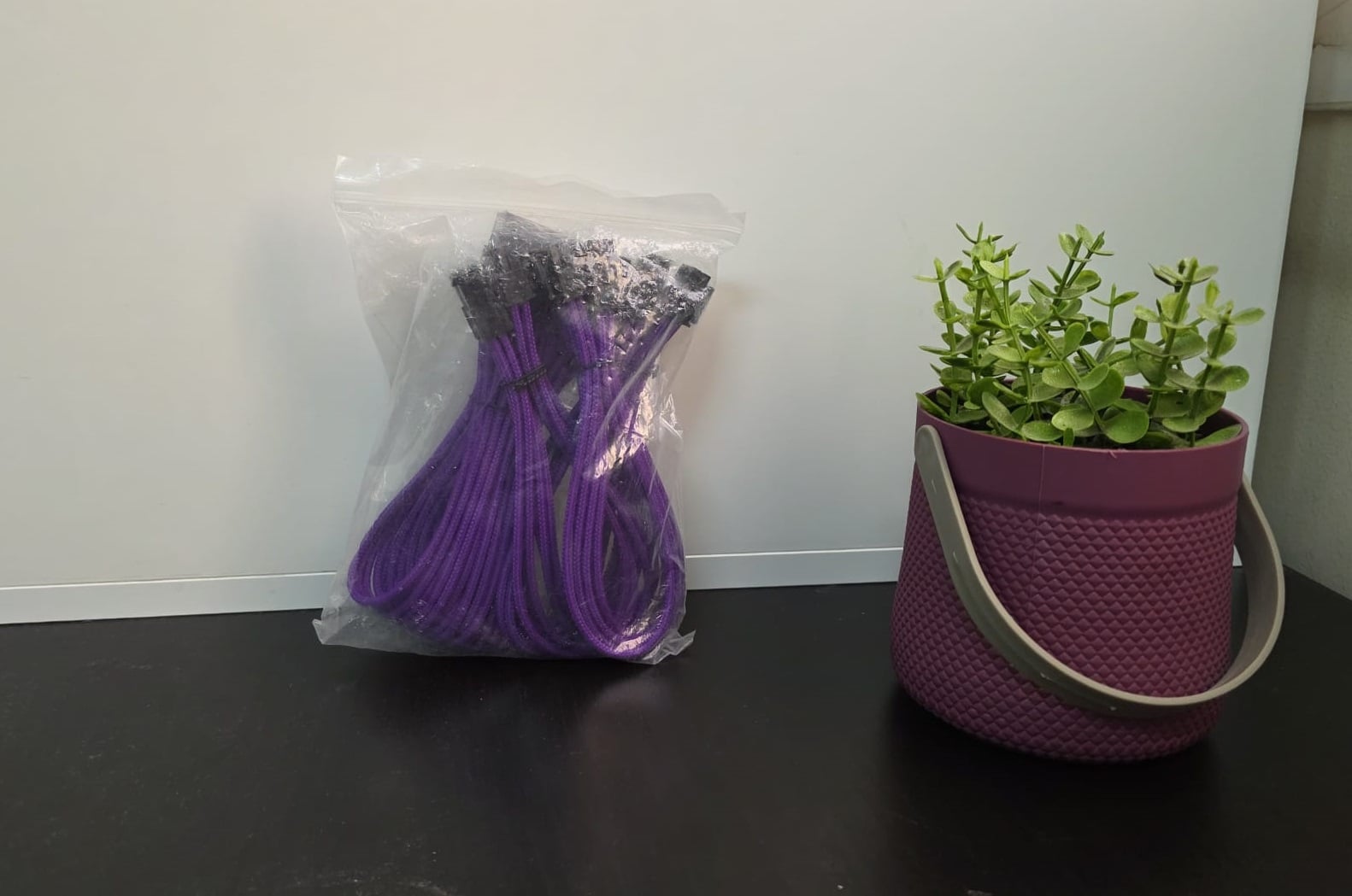 NEW Purple Gaming PC PSU Cable Extension Kit READ DESCRIPTION - Image 3
