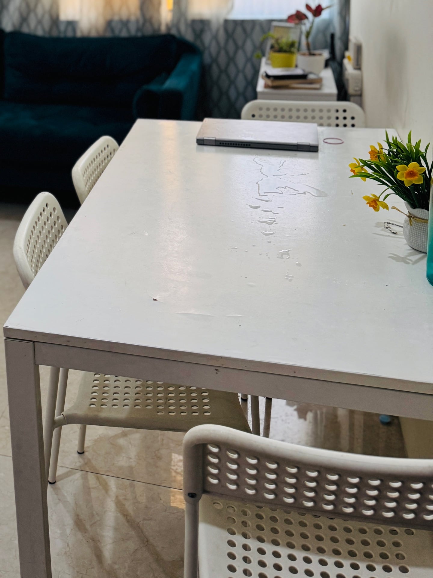 Ikea Dining table with 4 chairs.  - Image 4