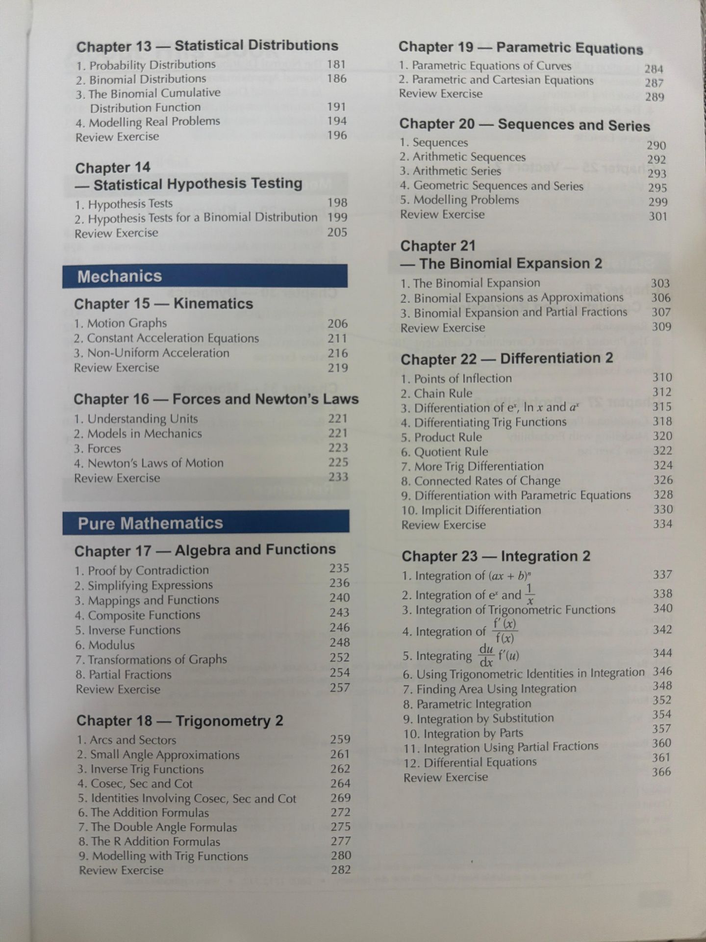 A Level Mathematics book - Image 5