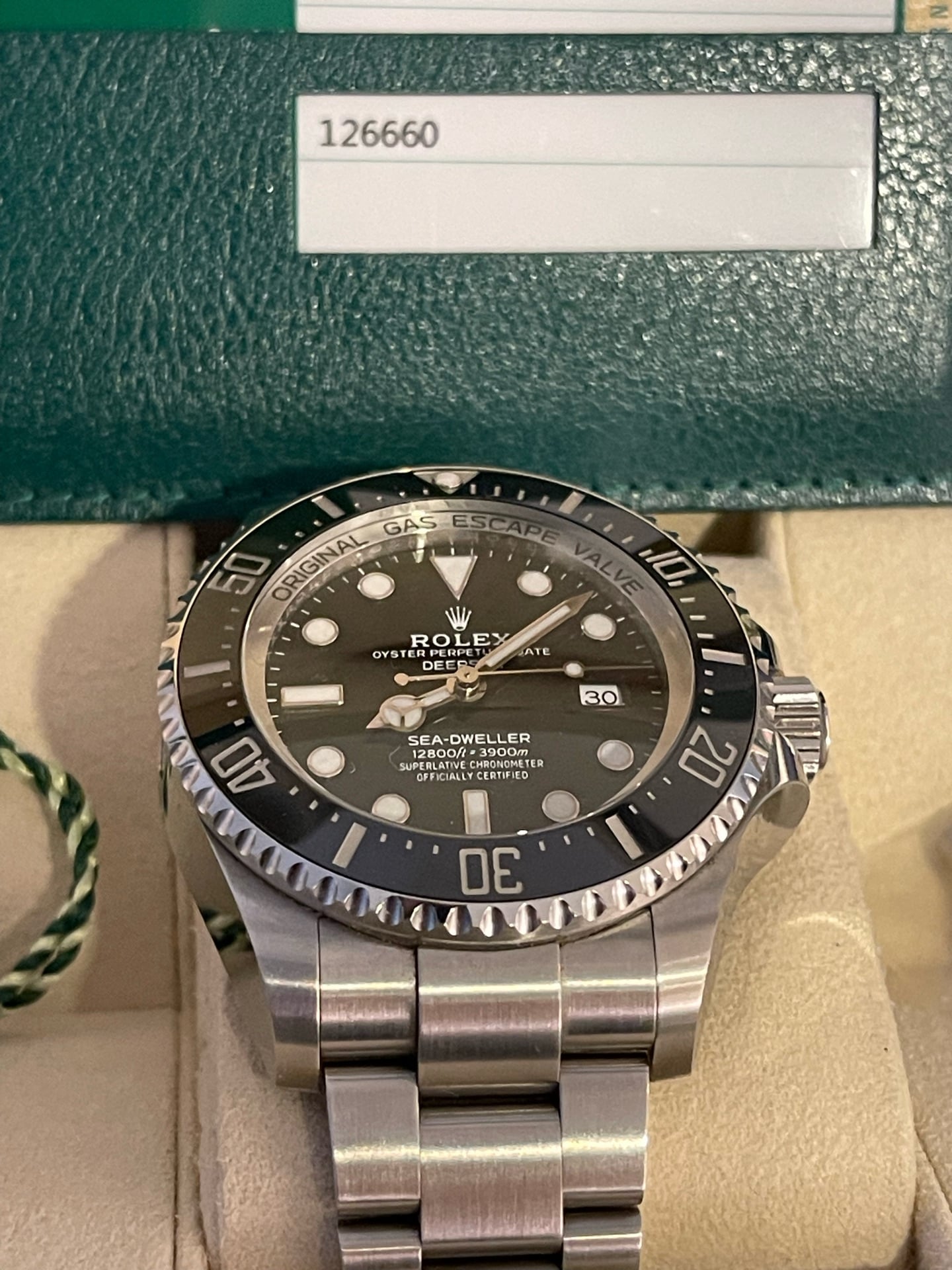 Rolex deepsea 2019 ref 126660 black. No scratches or use of wear. Like new - Image 3
