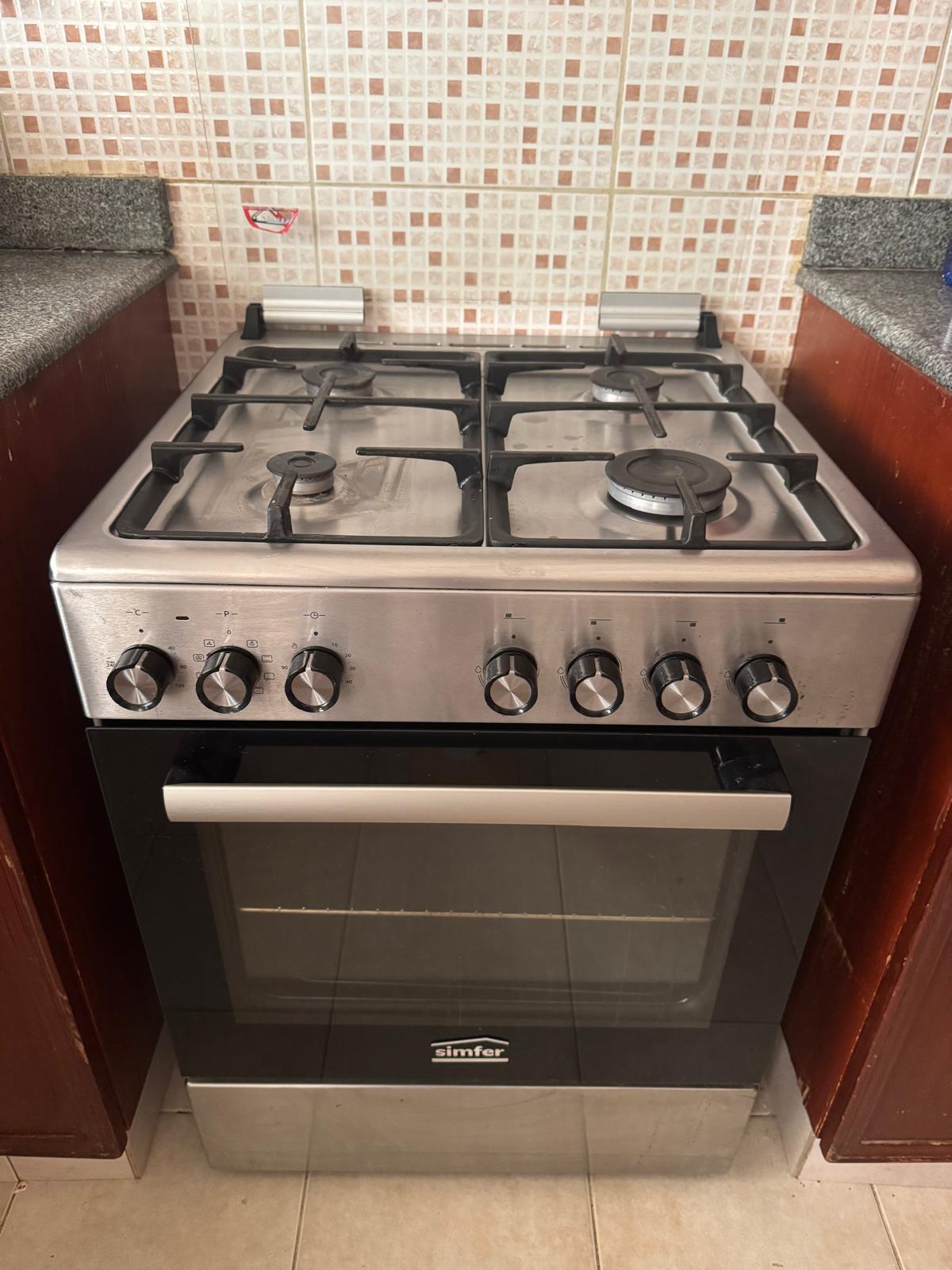 Simfer Cooking Range 60x60 4burner with oven - Image 1