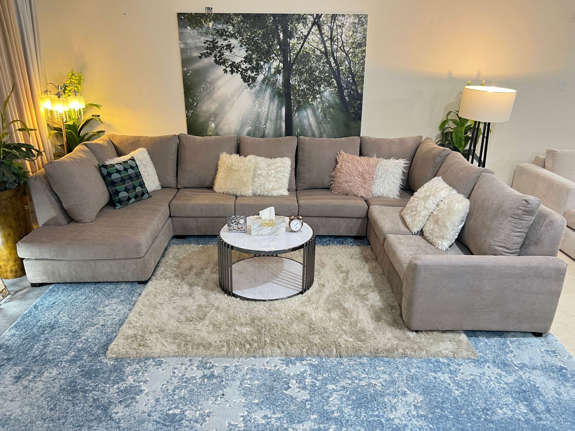 Luxurious homes r us U shape sofa  - Image 5