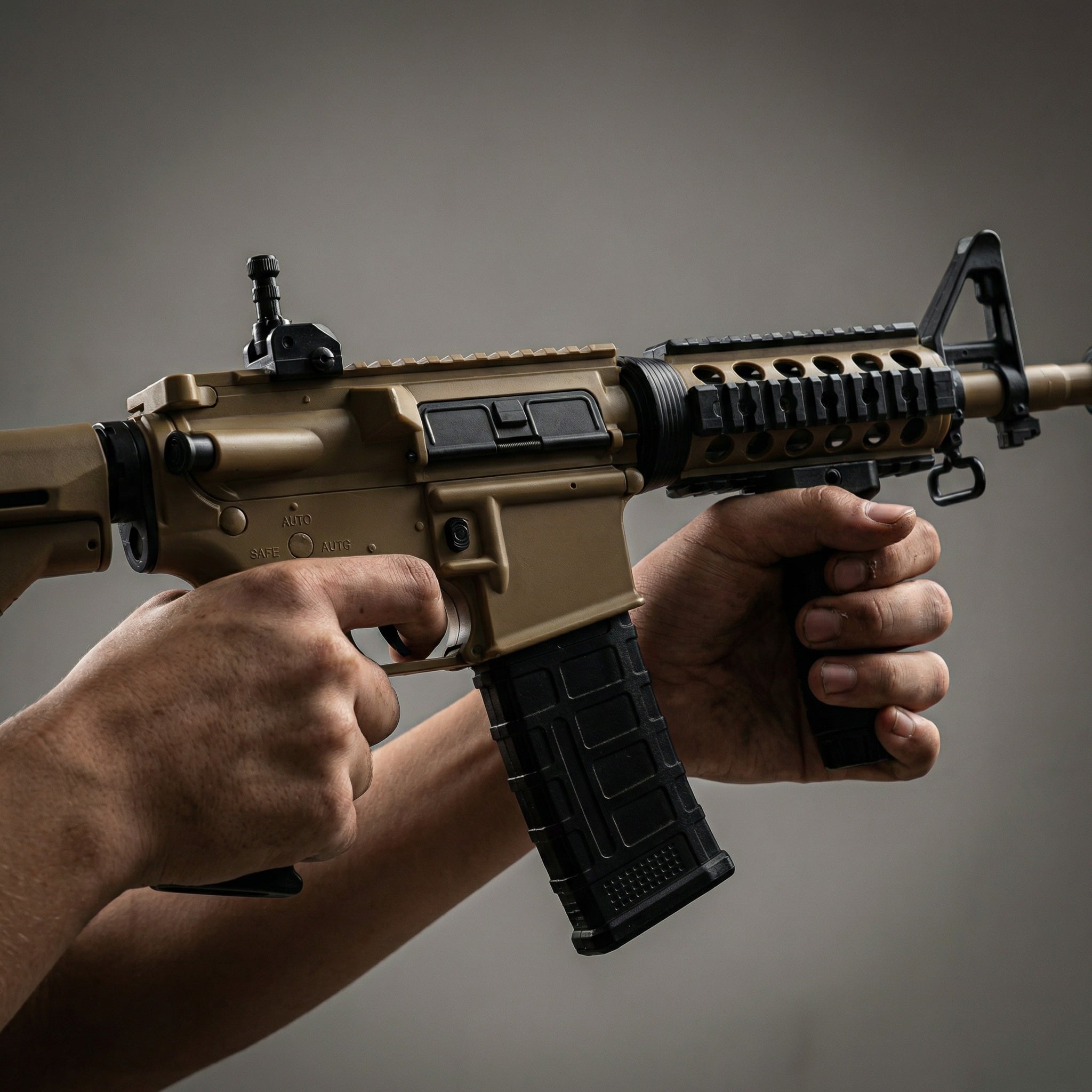 M4A1 Electric Gel Blaster – Recheargable Gel Bullet Gun - Image 4