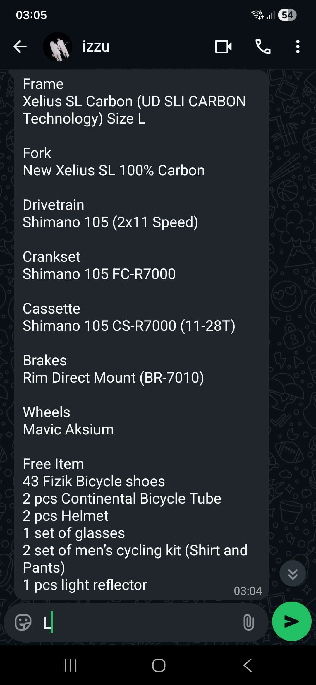 Roadbike for sale 6K!! Included items in picture! FIZIK clip shoe. - Image 5