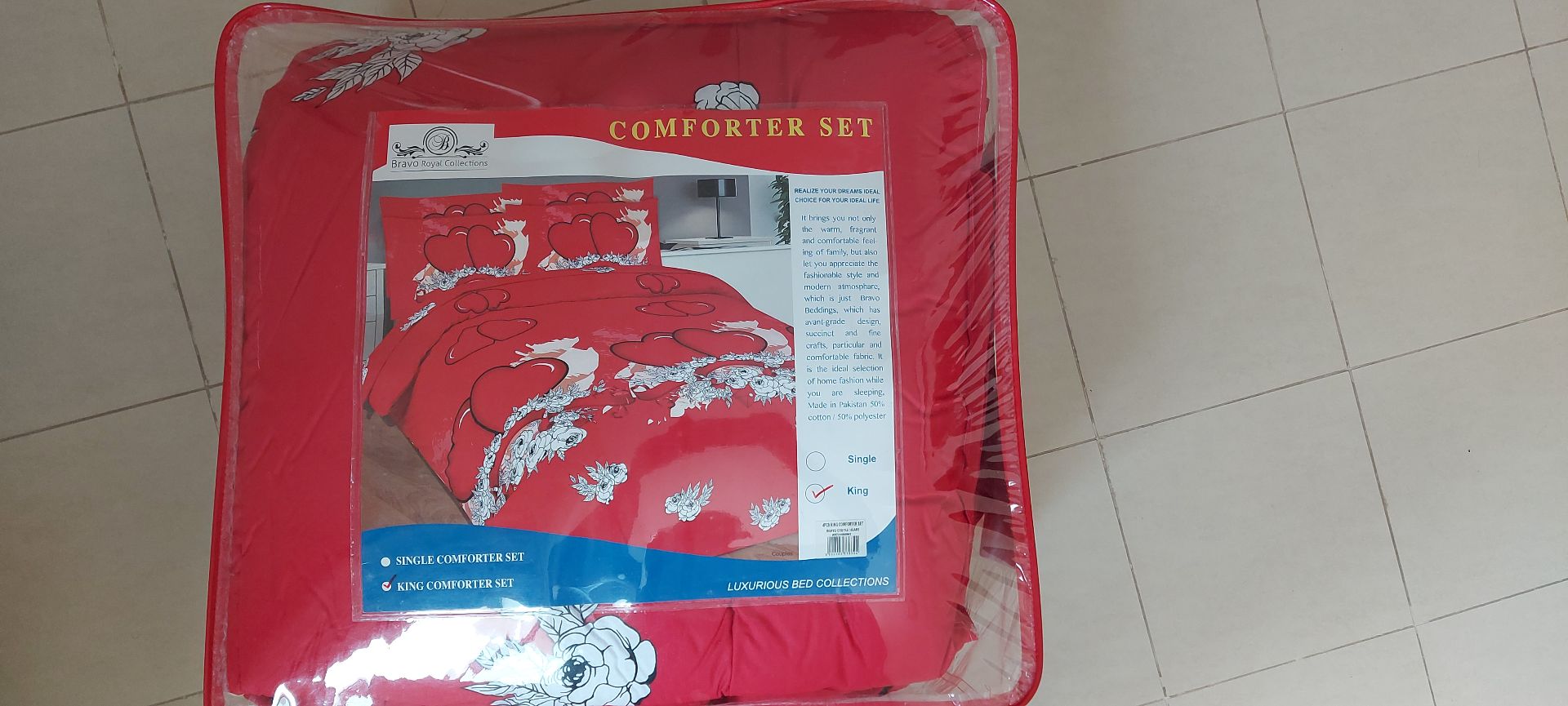 King size comforter set for sale - Image 4