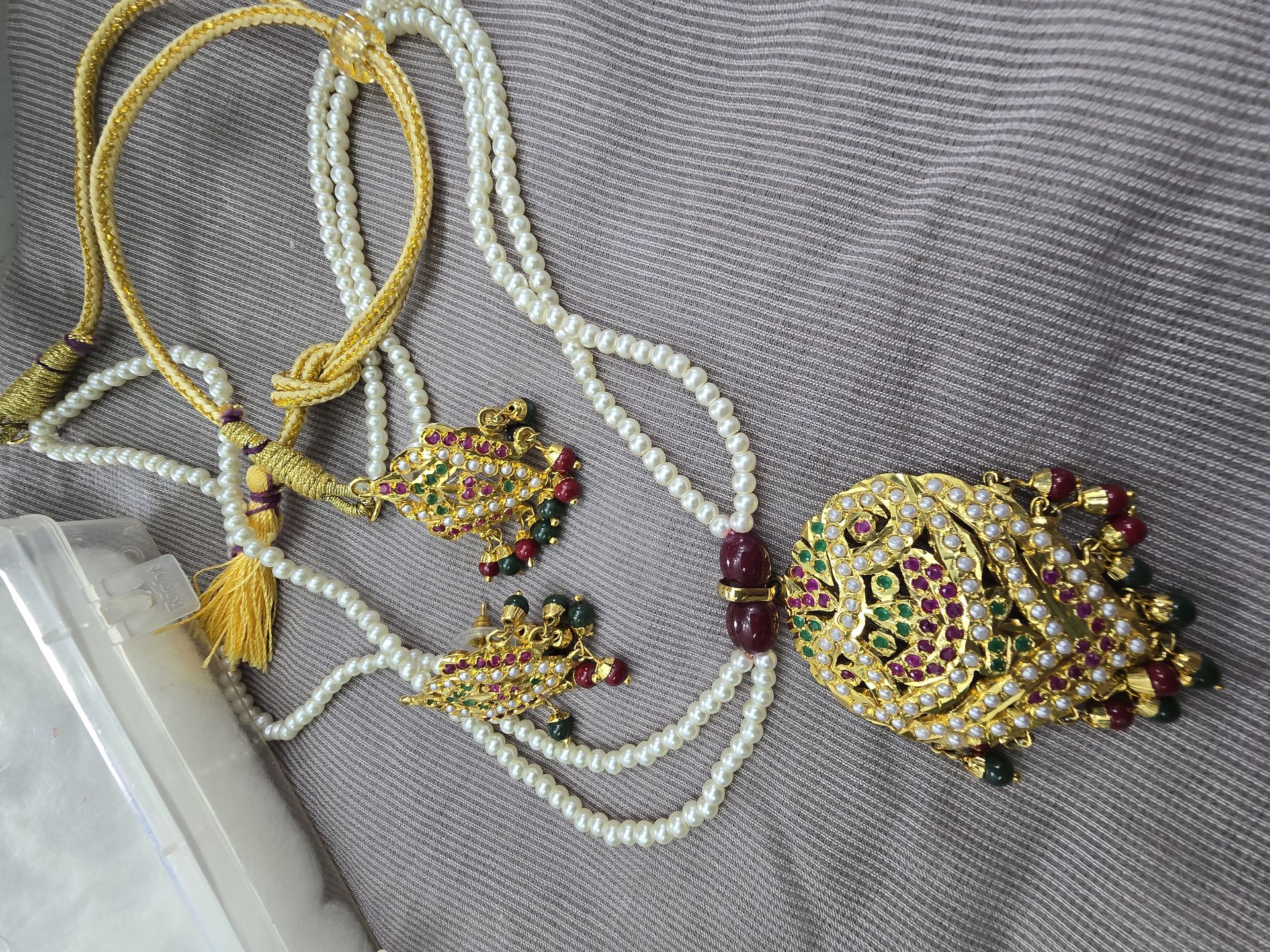طقم عقد لؤلؤ - Image 7