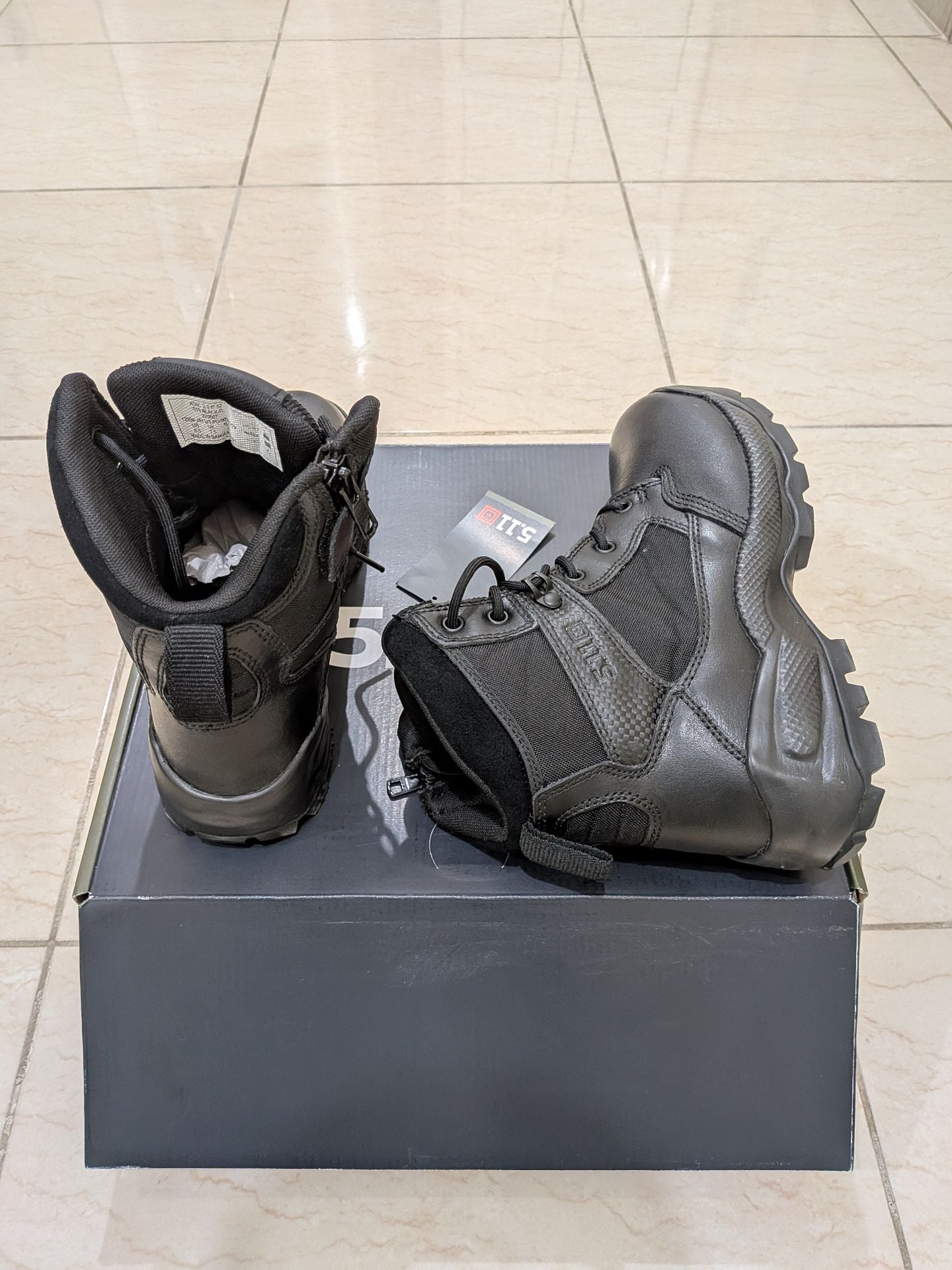 5.11 Tactical Boot 2.0 6" Size Zip Mens Black - Image 3