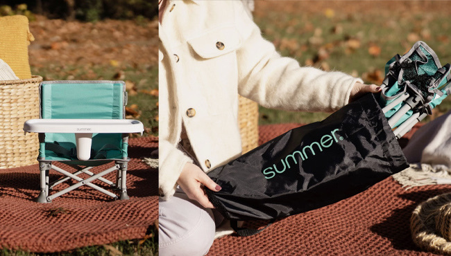 Summer Pop N Sit Folding Compact Booster Seat for Babies & Infants up to 3 years - Image 5