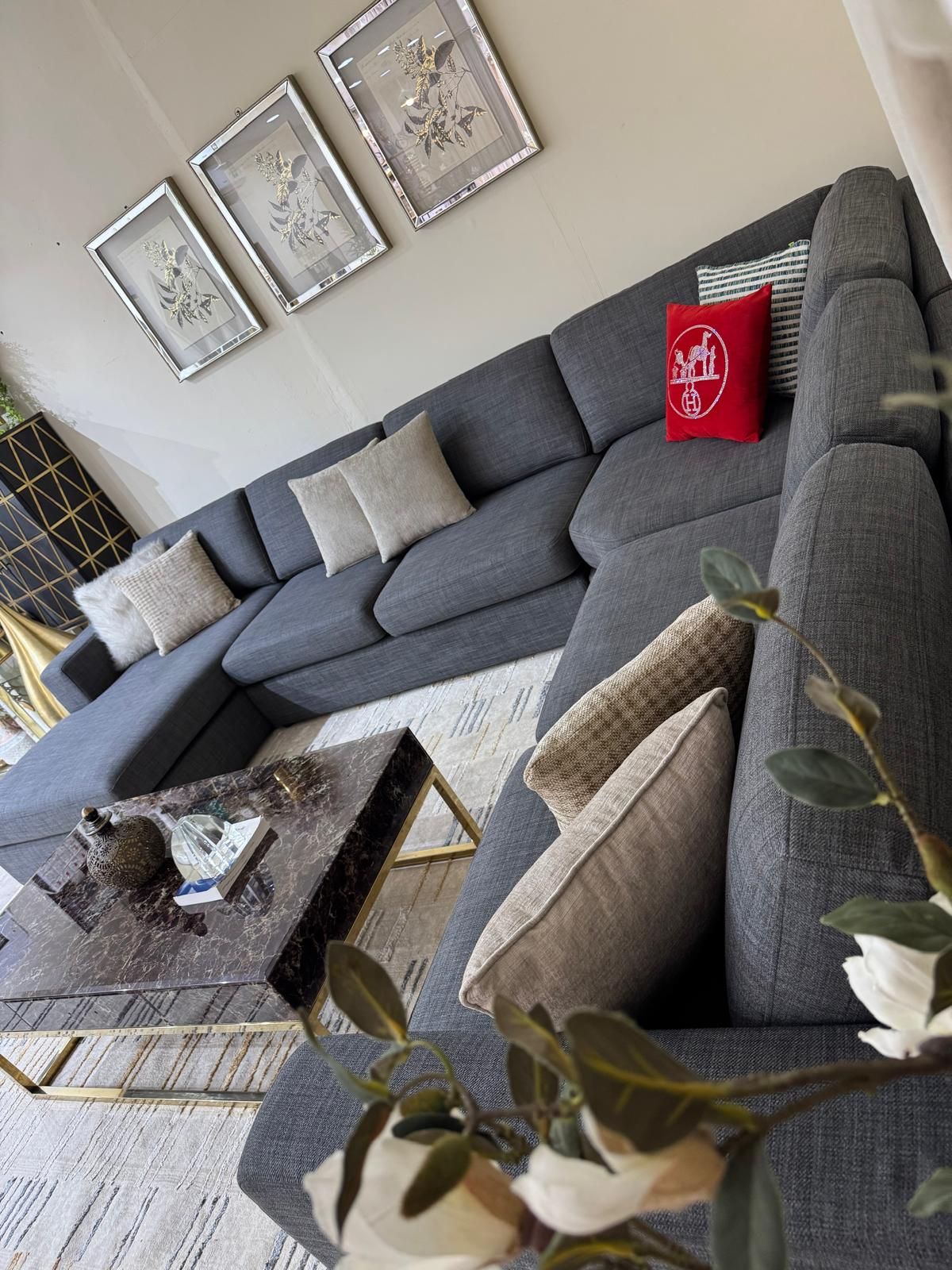 💥 Like new condition Home centre Sofa sale  - Image 9