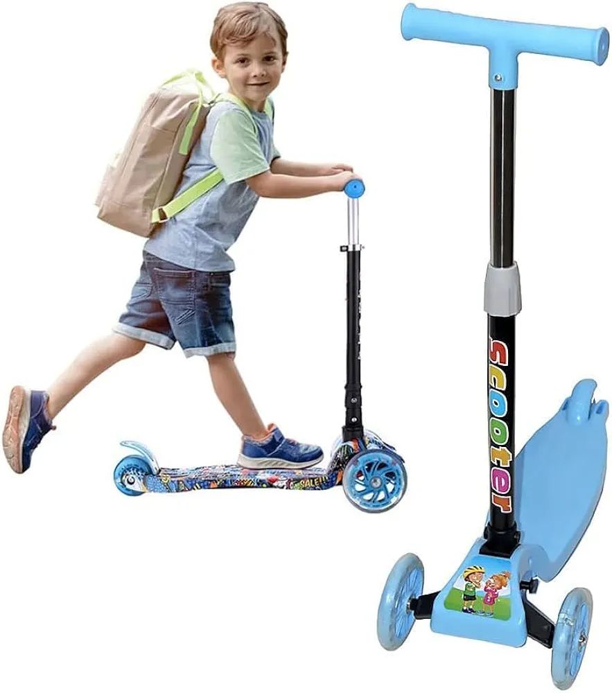 3-Wheel Foldable Scooter For Kids 2-5yrs سكوتر قابل للطي بثلاث عجلات للأطفال من  - Image 8