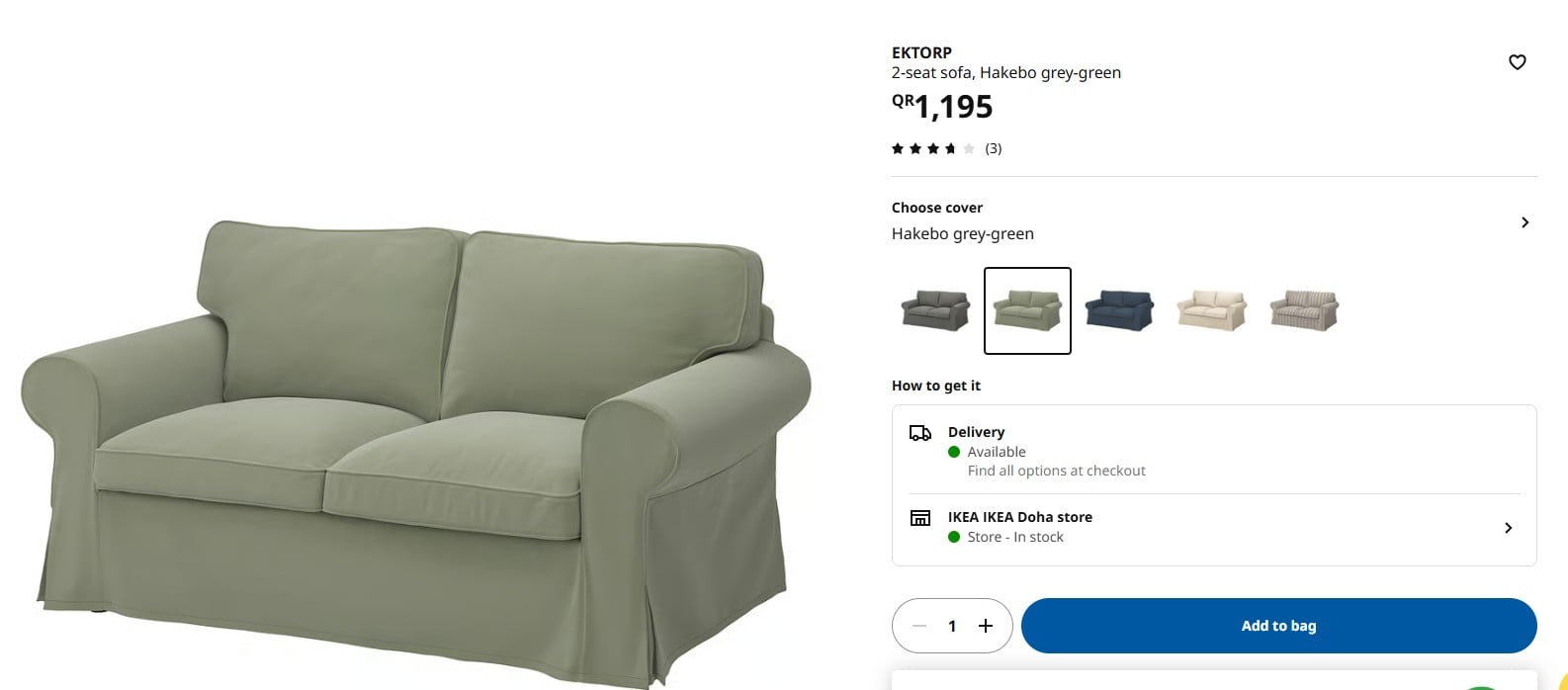 IKEA Sofa for sale urgent - Image 2