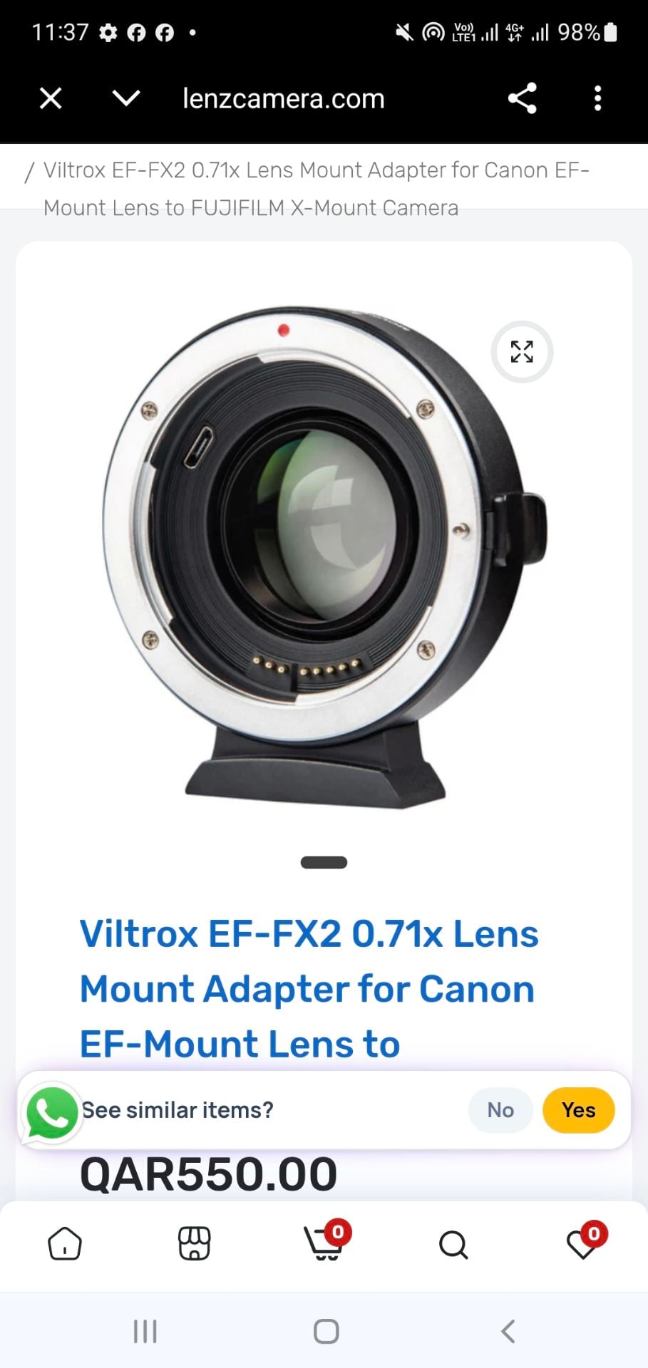 Fuji to canon lens adapter  - Image 3