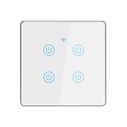 Secuview Four Gang Wi-Fi Remote Control Smart Switch With Metal Border - Image 3