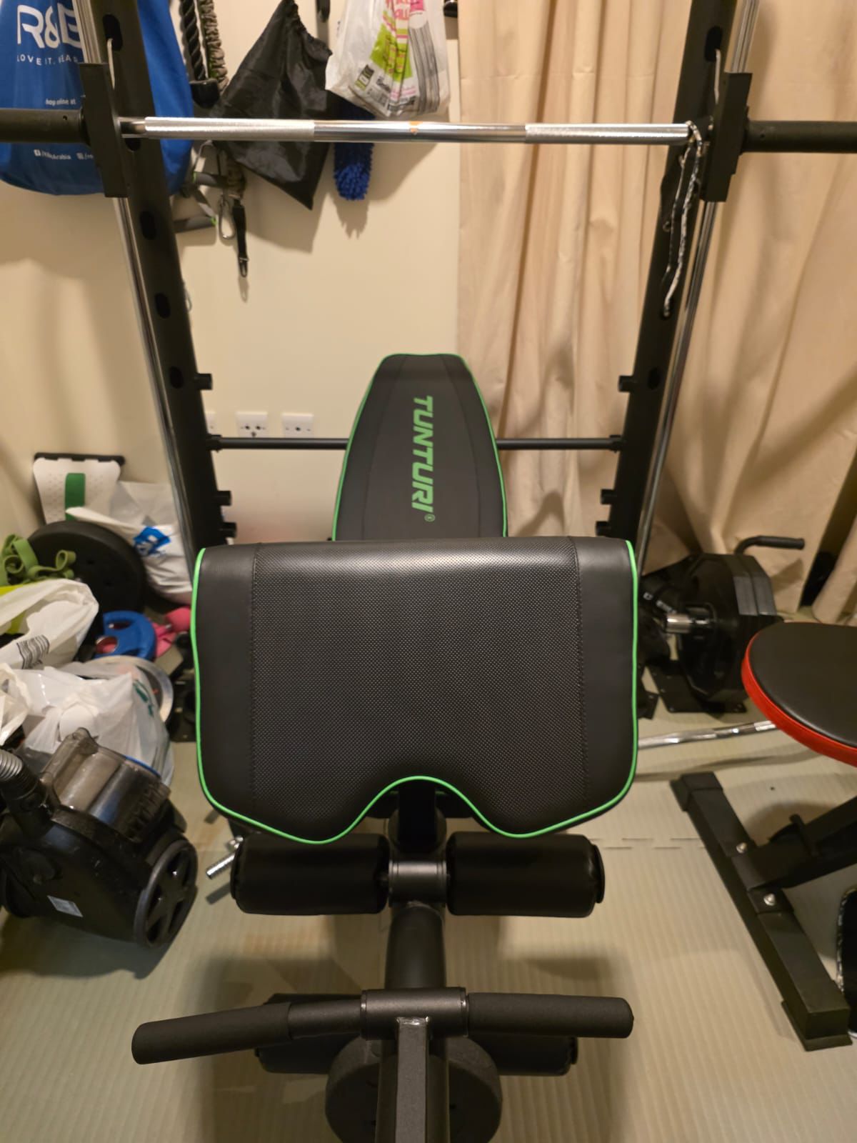 Half Smith machine, arm curl, bench press,and Power rack with Smith machine for  - Image 2