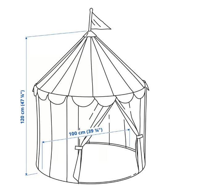 Colourful Kids Tent - Image 3