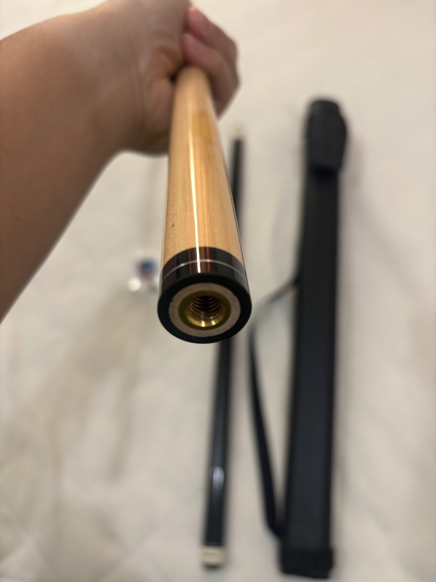 Billiard cue stick with case - Image 3
