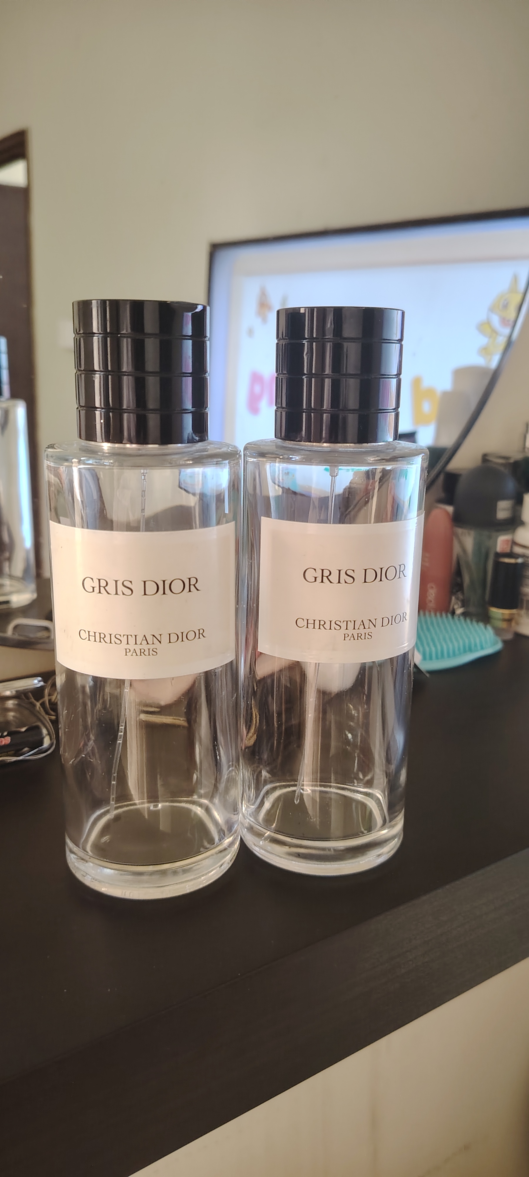 2 Pcs Empty Dior Bottles Both 200 QAR  - Image 2