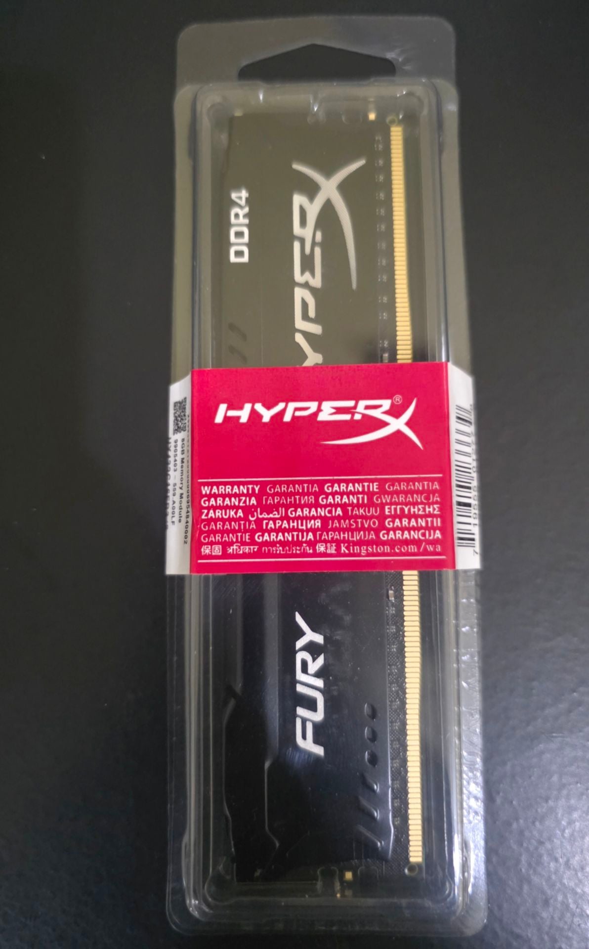 Kingston HyperX Fury 8GB DDR4 3200MHz Desktop RAM (Brand New) - Image 2