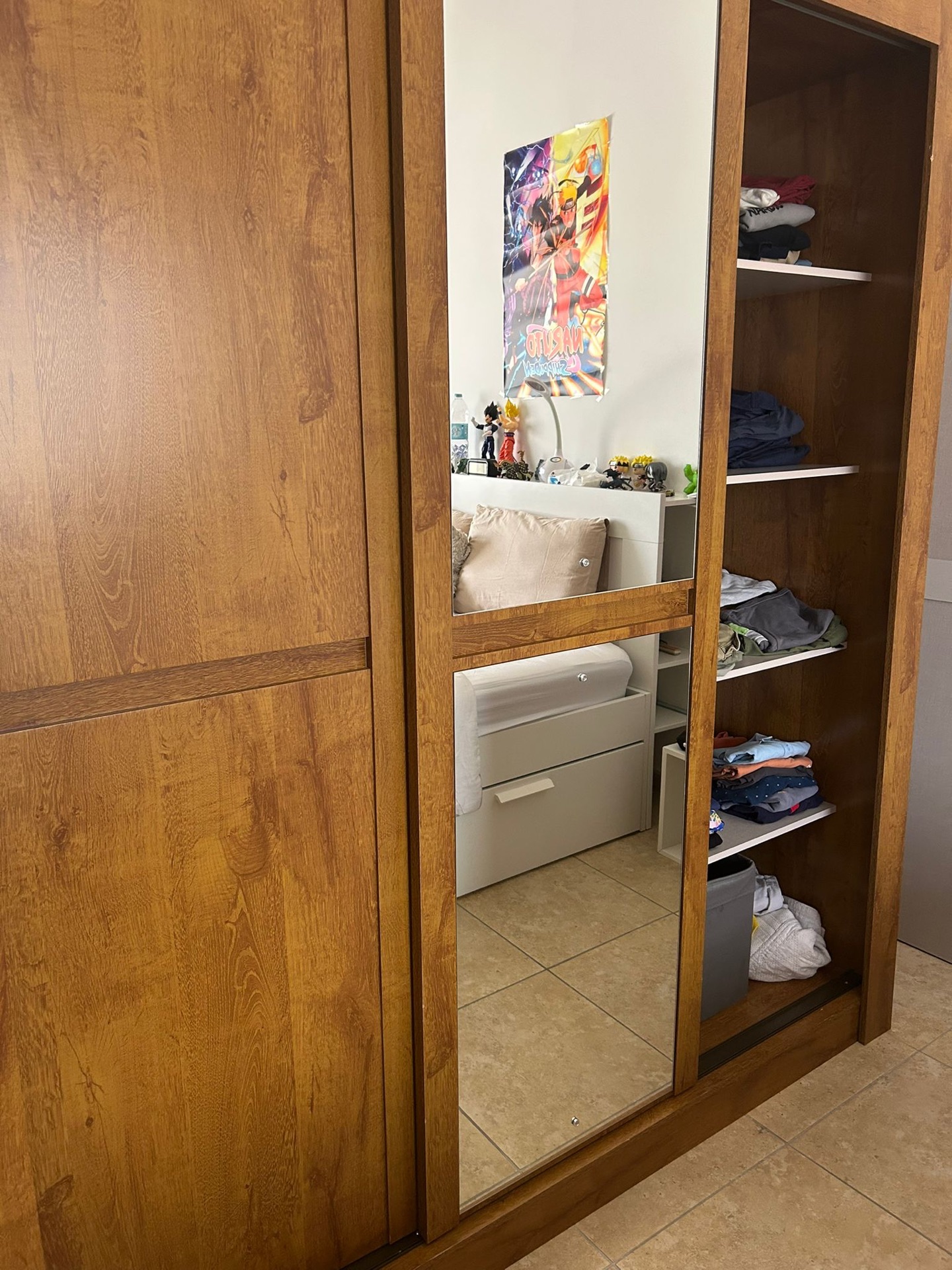 Two Wooden Wardrobes - Image 2
