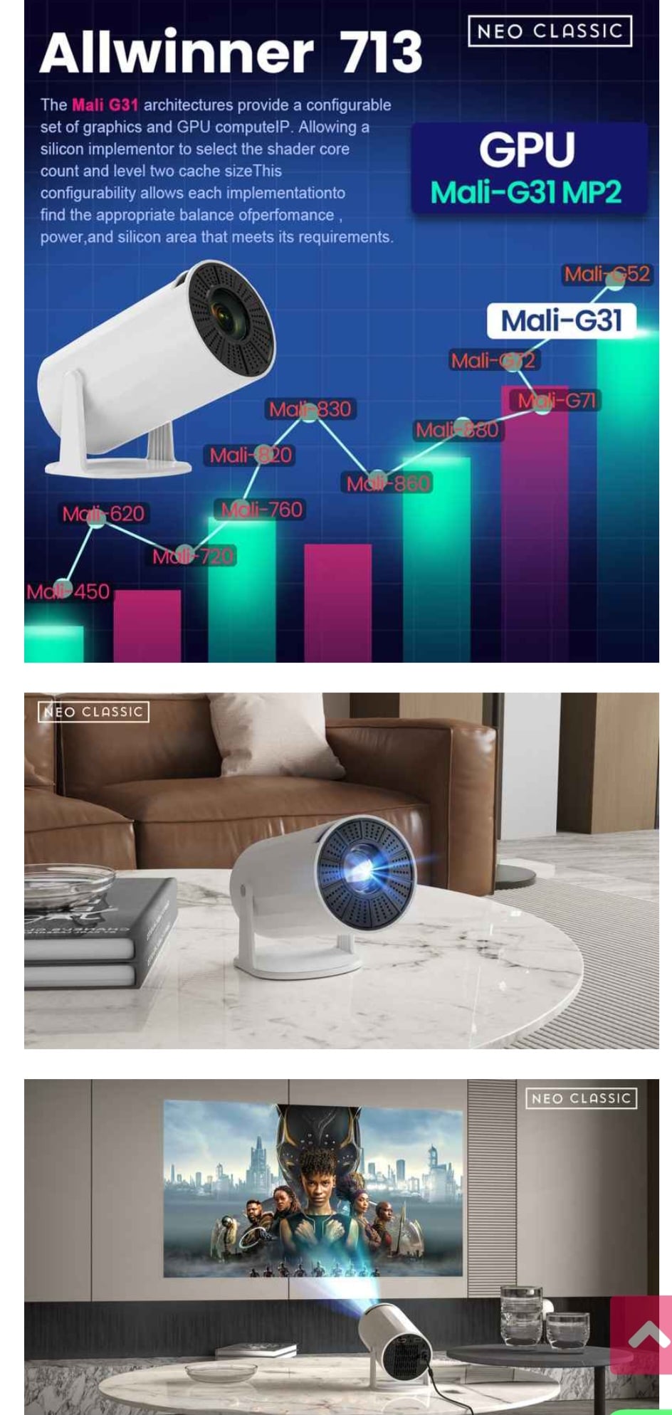 NEO Classic Mini  Projector - Image 6