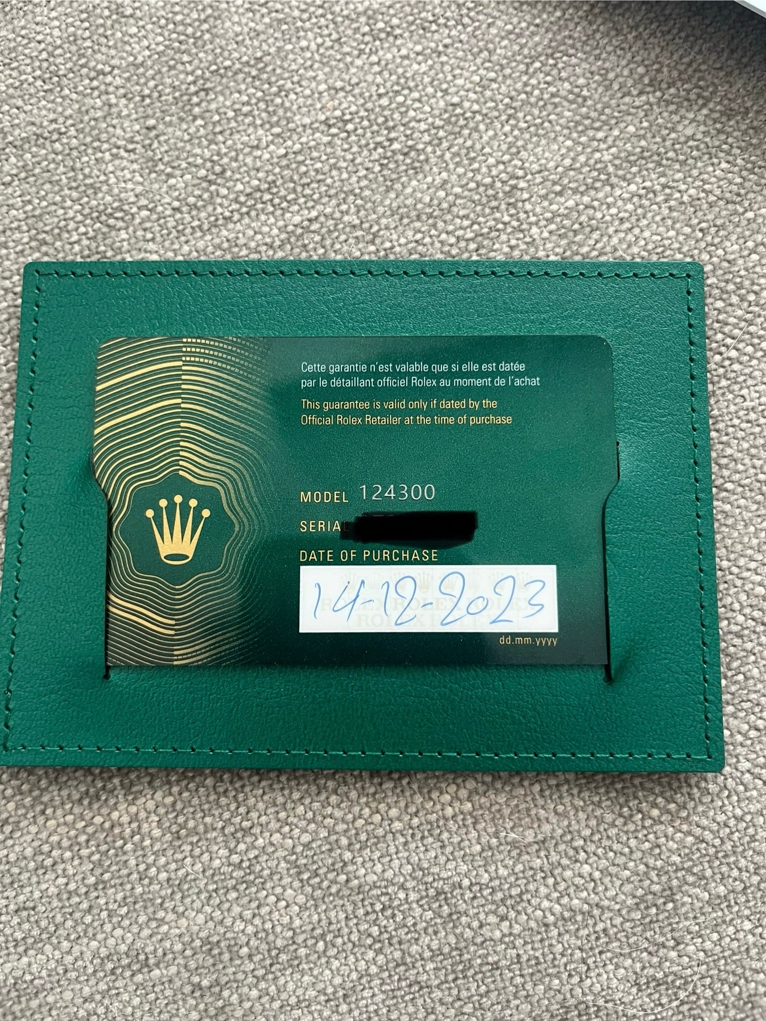 Rolex Oyster Perpetual 41mm Green (Full Set with Original receipt) - Image 5