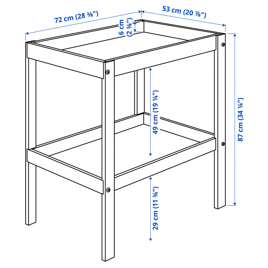Ikea Baby Crib and Changing Table - Image 3