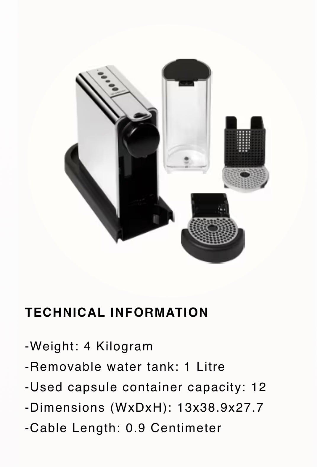 Nespresso machine  - Image 4