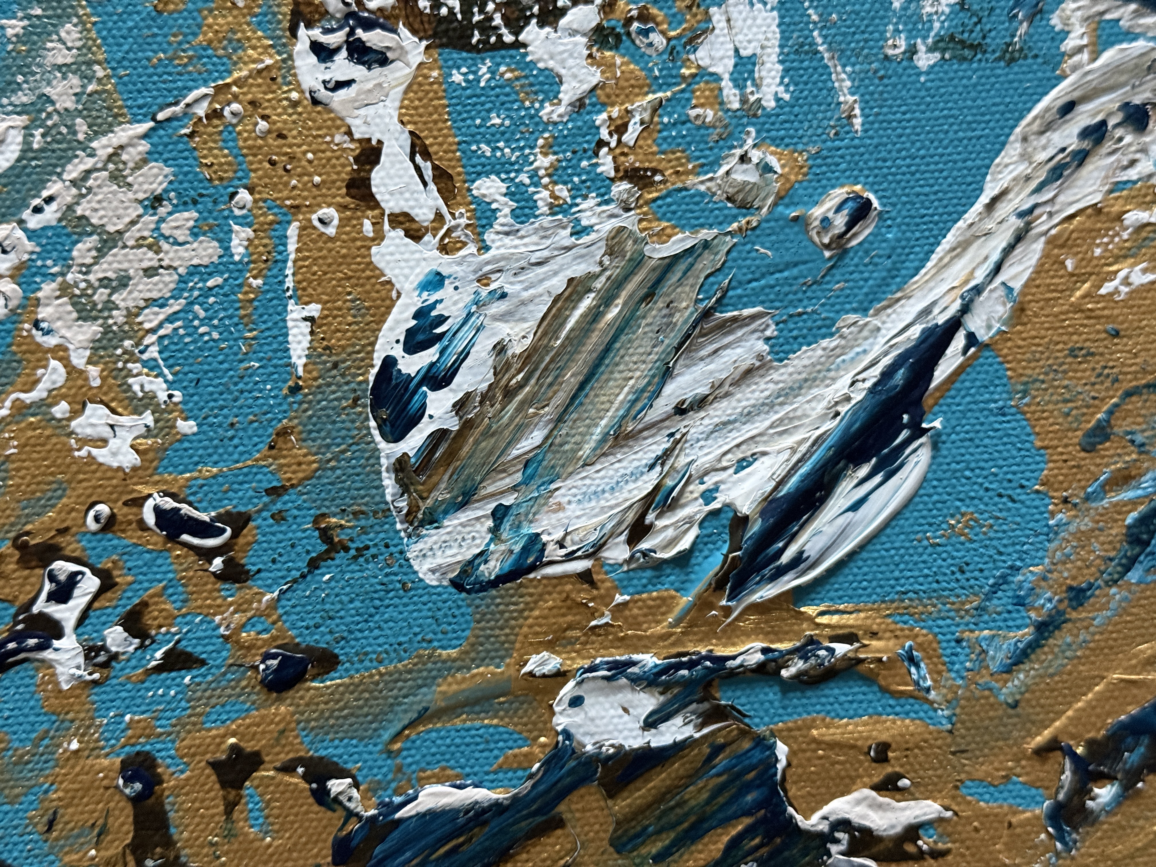 Original abstract painting 120 × 90 cm – NO-RETURN.art (not a print) - Image 3