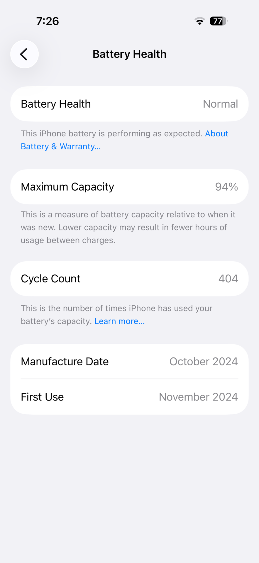 iPhone 16 pro 128gb LLA model dual eSIM  box available battery health 94% - Image 7