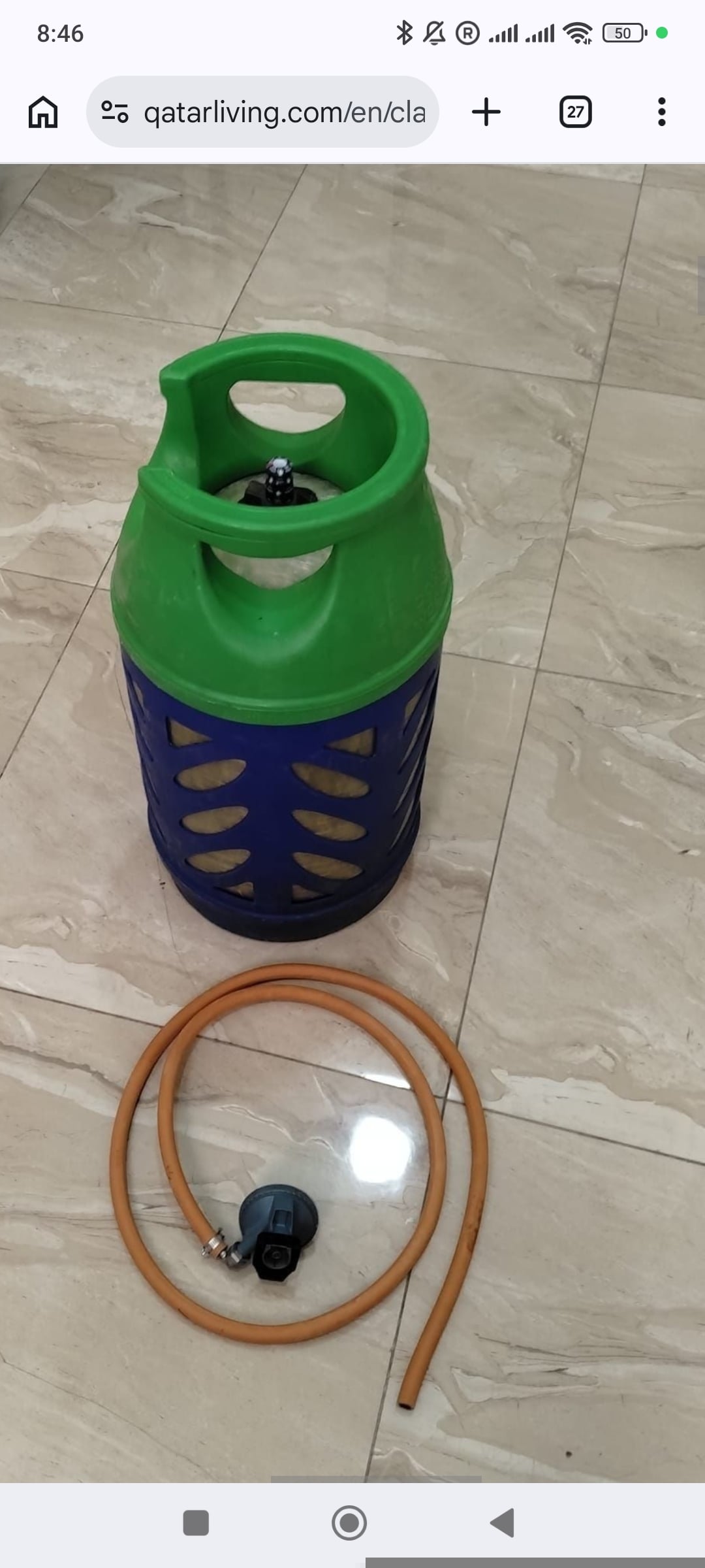 Gas cylinder with regulator  - Image 4