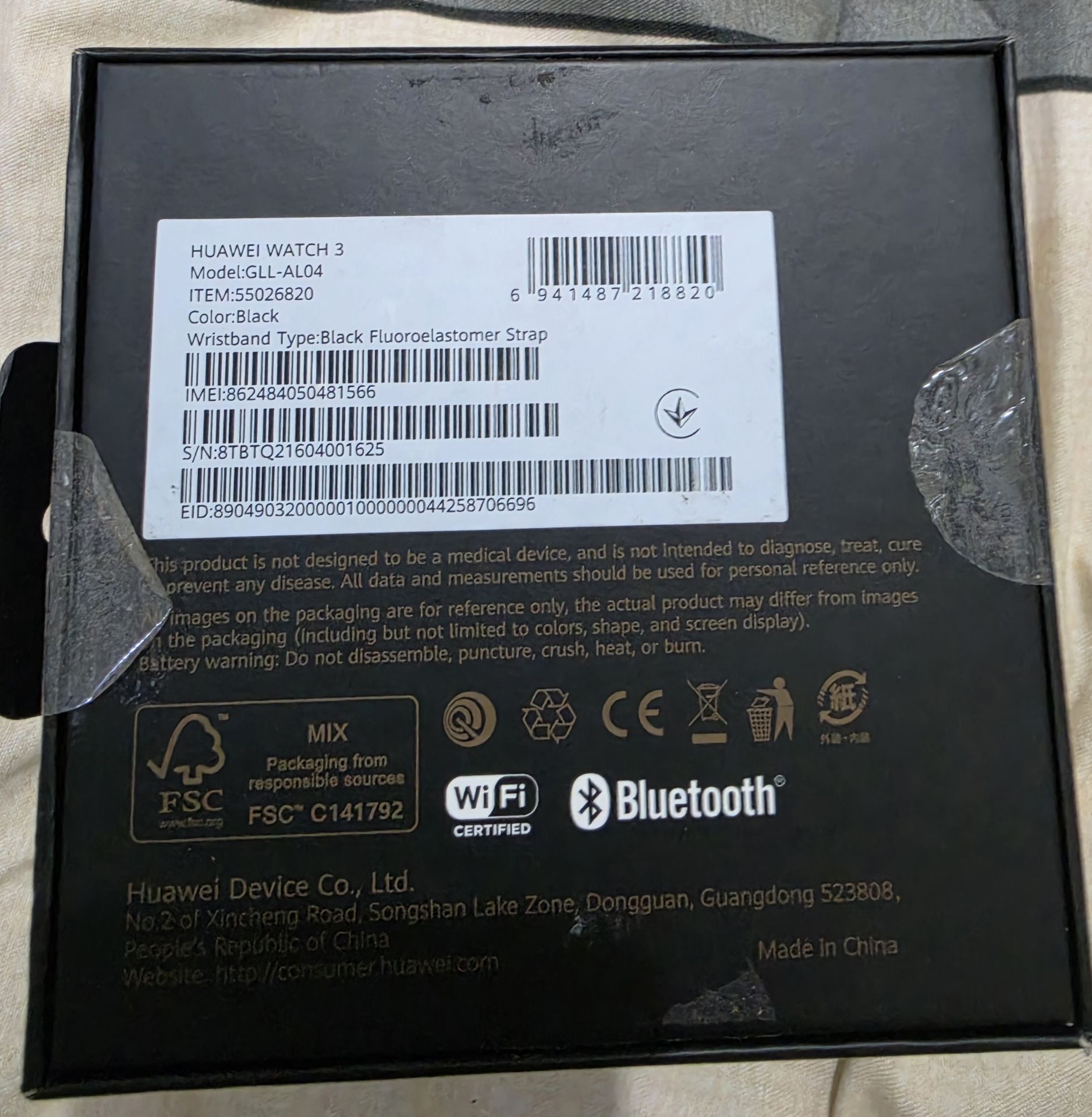 Huawei watch 3 with Box & charger as new - Image 6