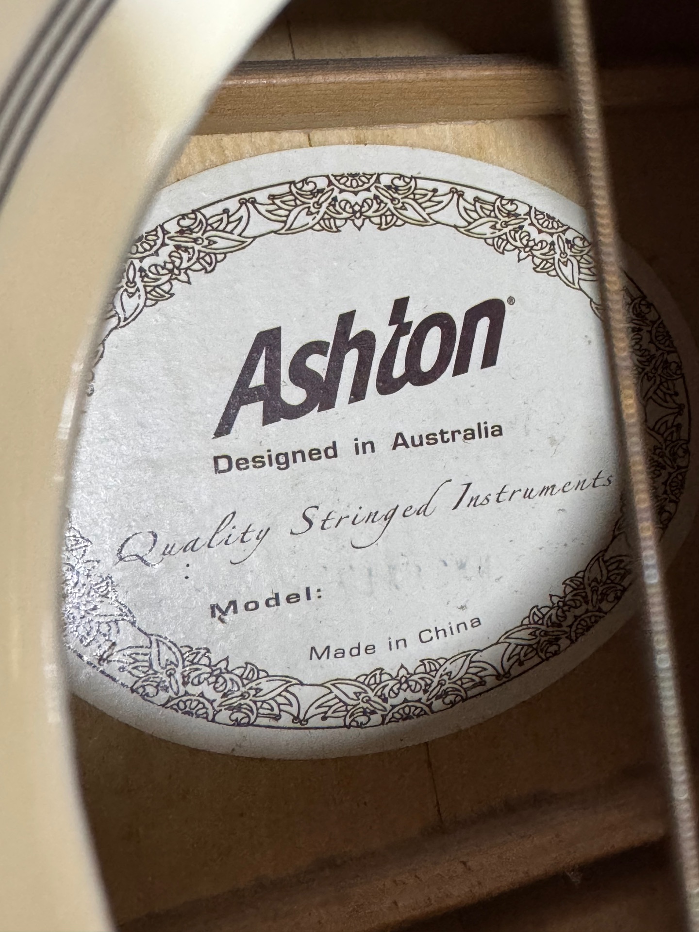 Ashton acoustic guitar - Image 5
