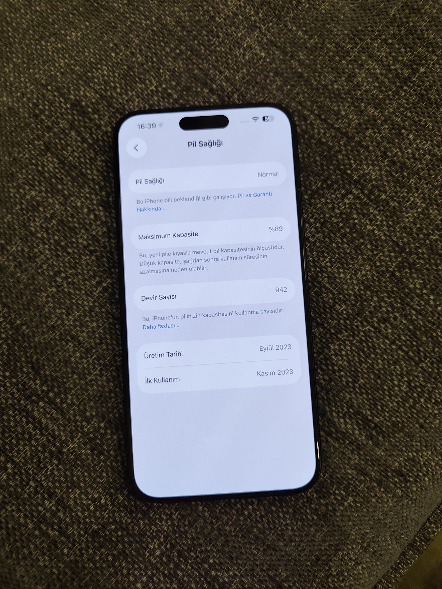 iPhone 15 Pro Max 256GB - Blue Titanium - Read Description - Image 1