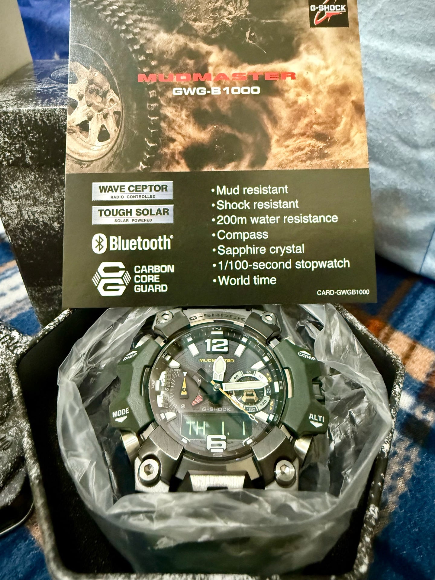 MUDMASTER G-SHOCK GWG-B1000-3A (BRAND NEW) -NOT USED - Image 1
