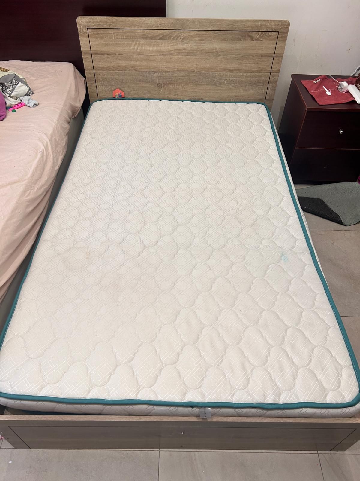 Twin Bed With Mattress for sale good condition - Image 1