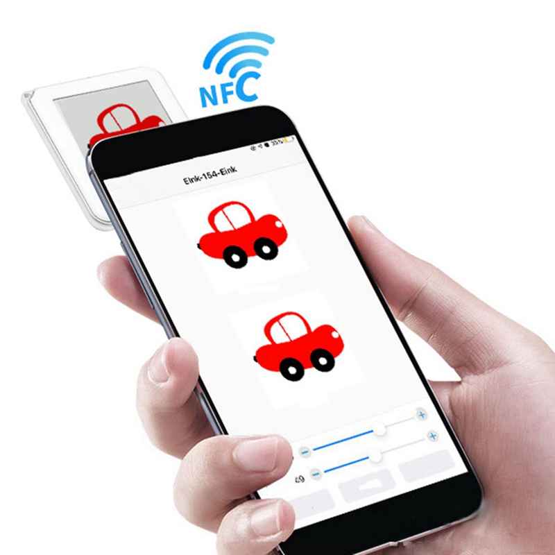 E-ink screen keychain you can upload business card photo - Image 3