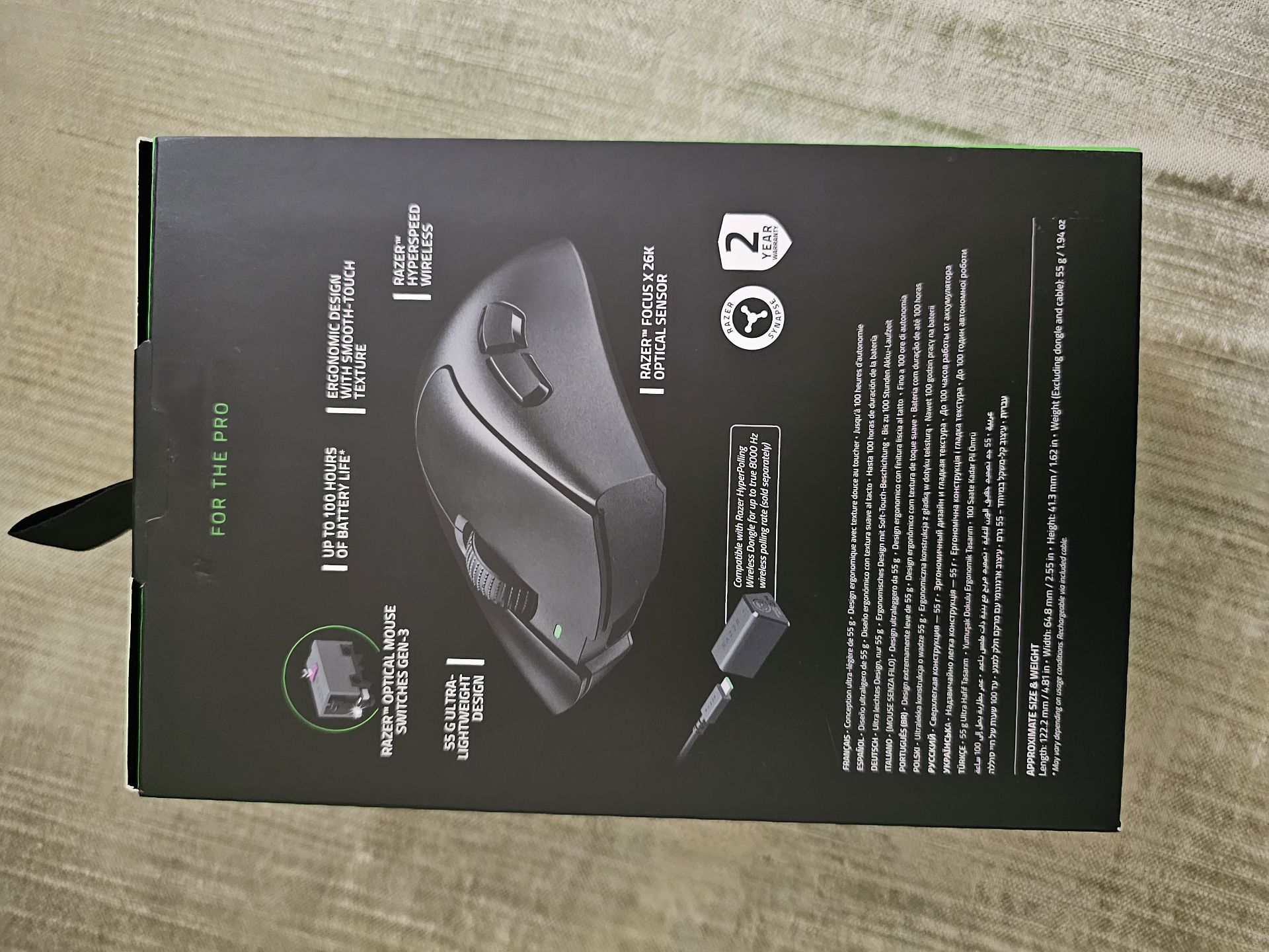 Razor Mouse Wireless Deathadder V3 Hyperspeed  - Image 3