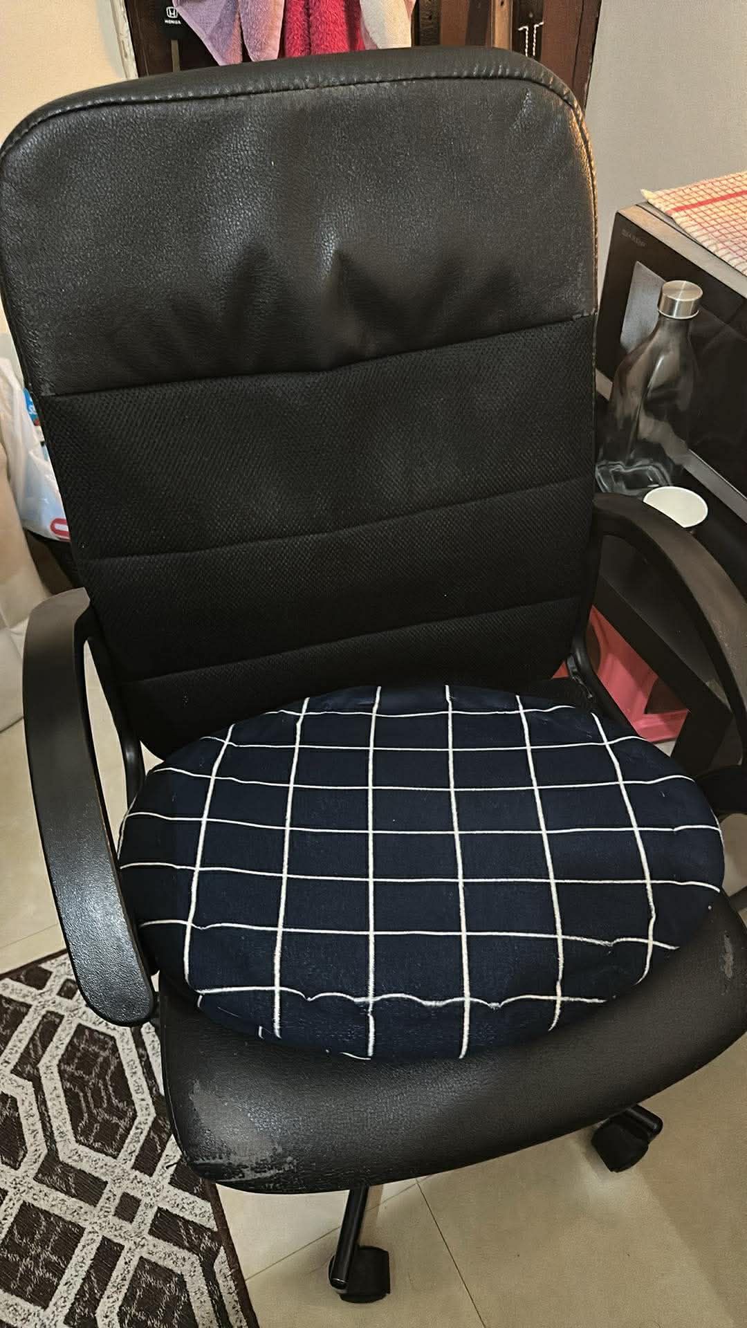 Computer Table with Chairs & IKEA Side Table - Image 5