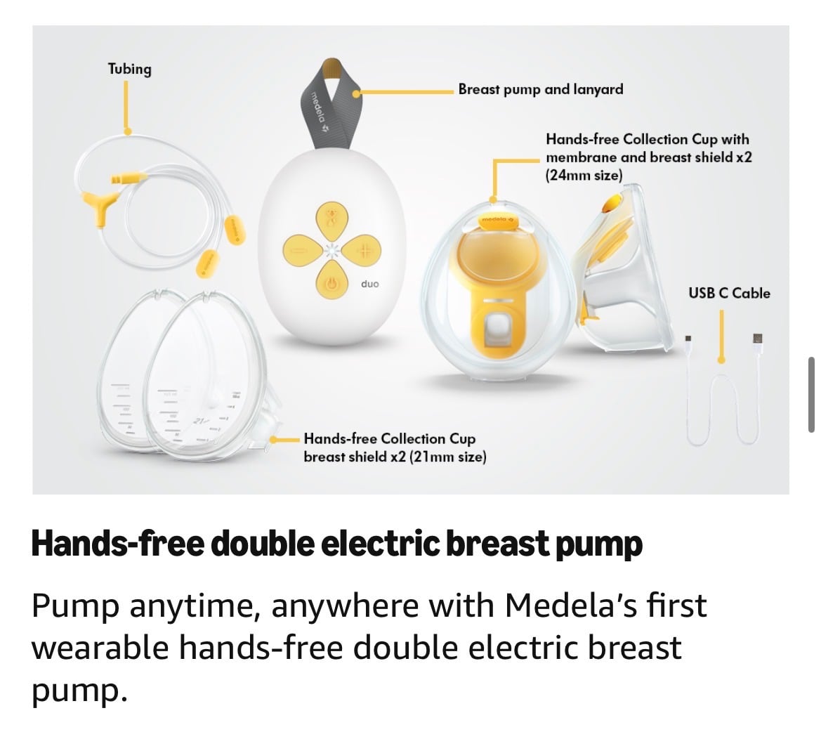 Medela Duo Hands-free Double Electric Breast Pump – Open Box, Never Used - Image 9
