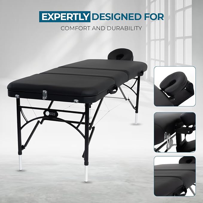 Portable Folding Spa Bed Table for Waxing, Facial, Beauty & Massage  - Image 2