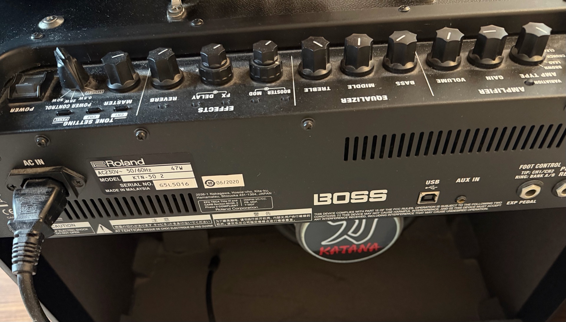 Boss Katana Amplifier for Bass Guitar music Amplifier  - Image 4