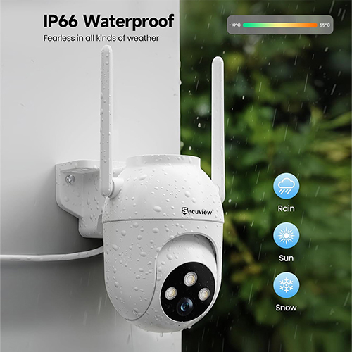 Secuview WiFi Outdoor Weatherproof Security Camera - Image 7