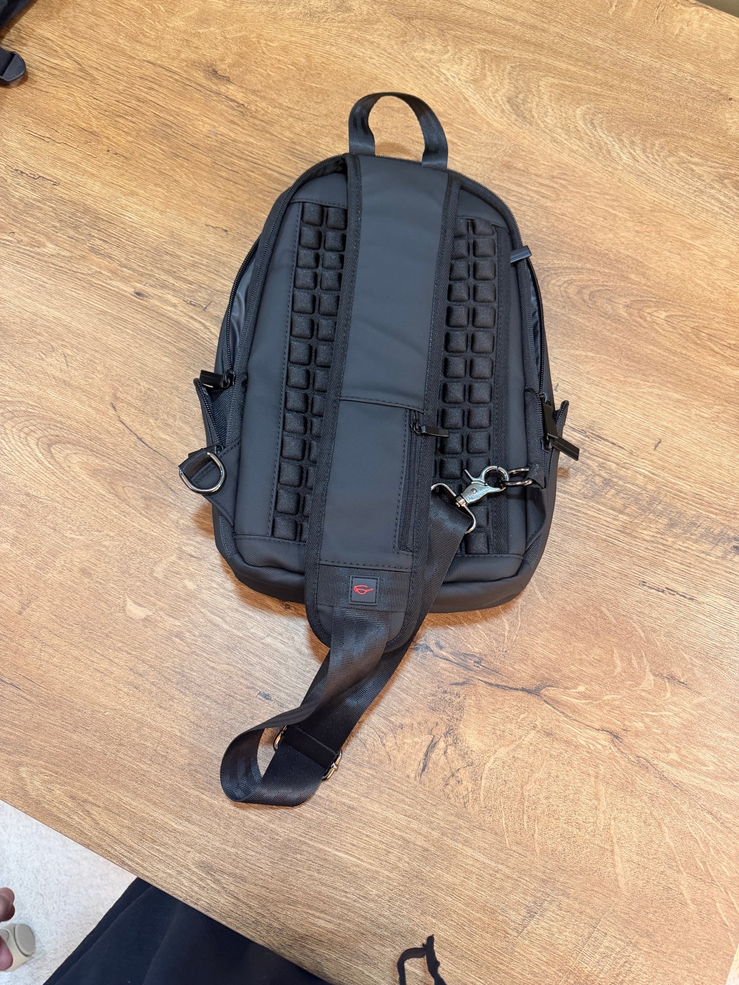 Black Crossbody Sling Bag with USB Charging Port – Brand New / Excellent Conditi - Image 8
