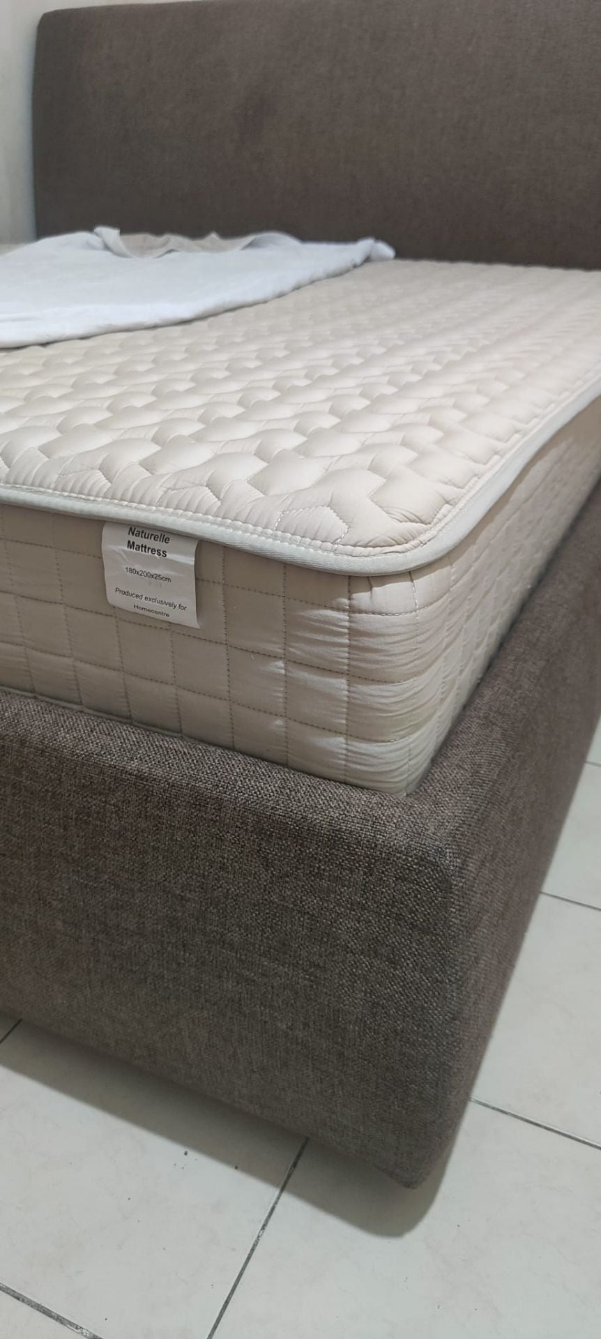 Home centre solid bed frame and mattress for sales - Image 2