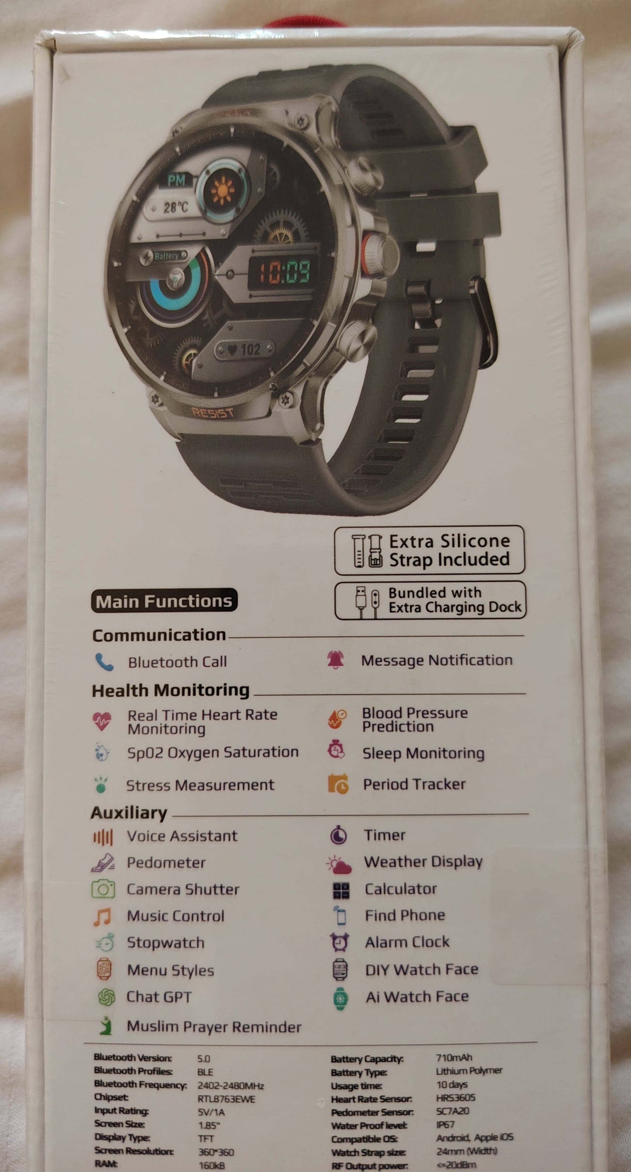 Promate Xwatch-R20 Smart Watch Brand New  - Image 2