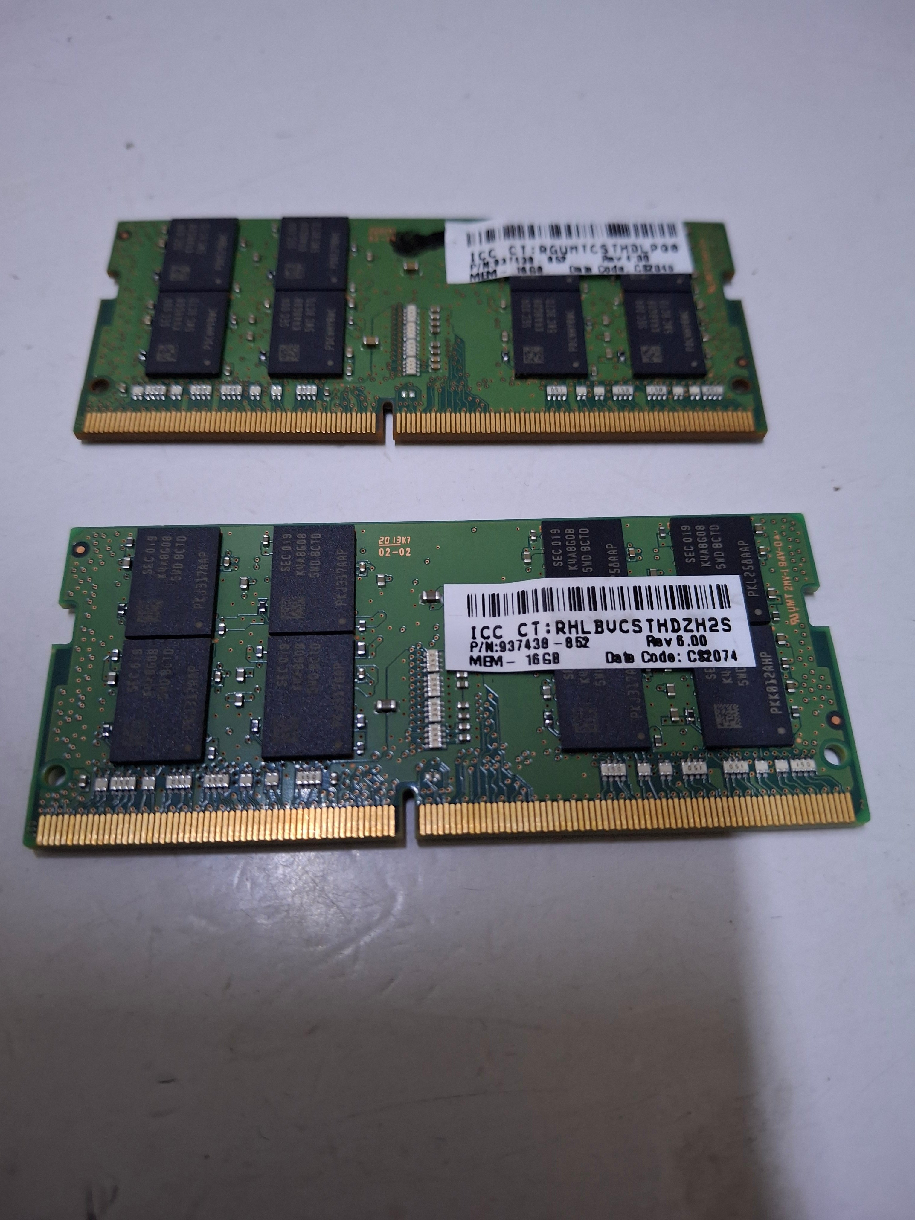 Apple iMac ram ddr4 2667 Mhz one stick 16gb two stick 32gb - Image 1