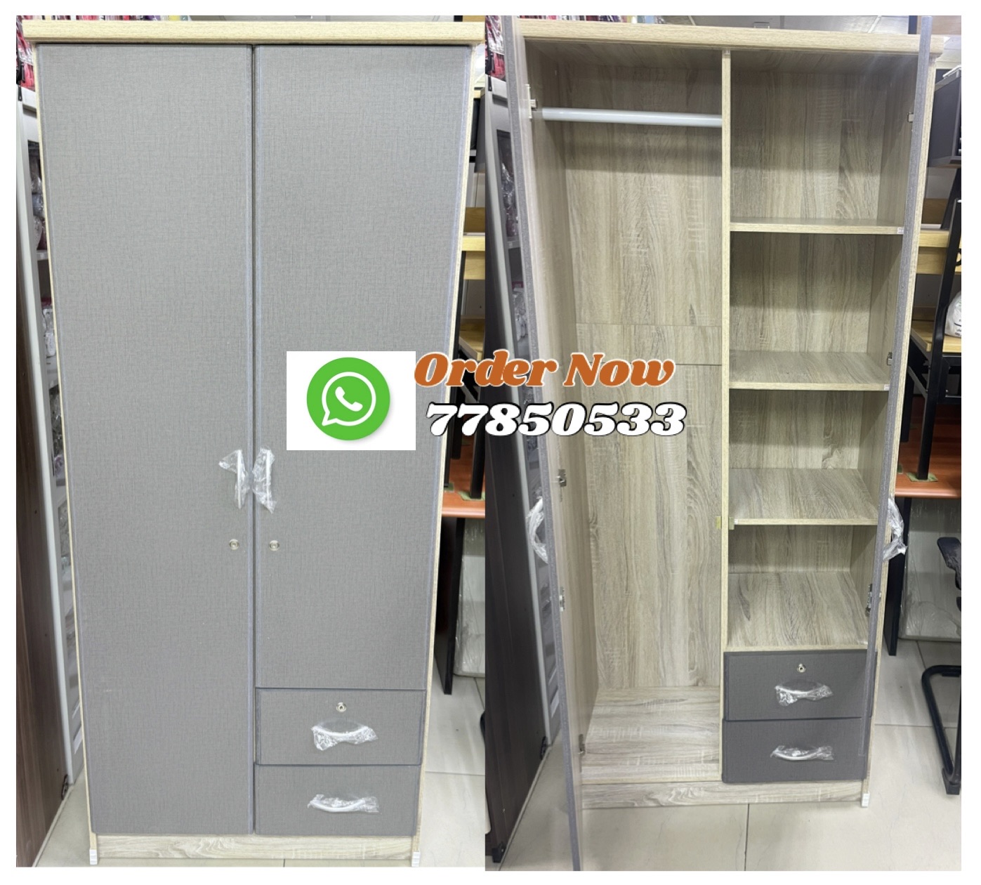 Quality 2-Door Cupboards on Sale Order Now Call/WhatsApp- 77850533 - Image 8