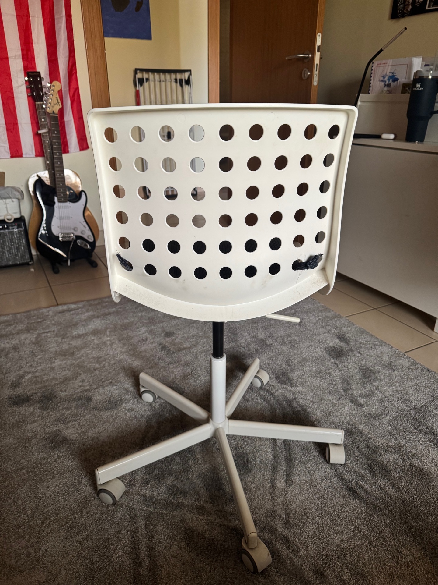 IKEA white desk or vanity chair  - Image 3