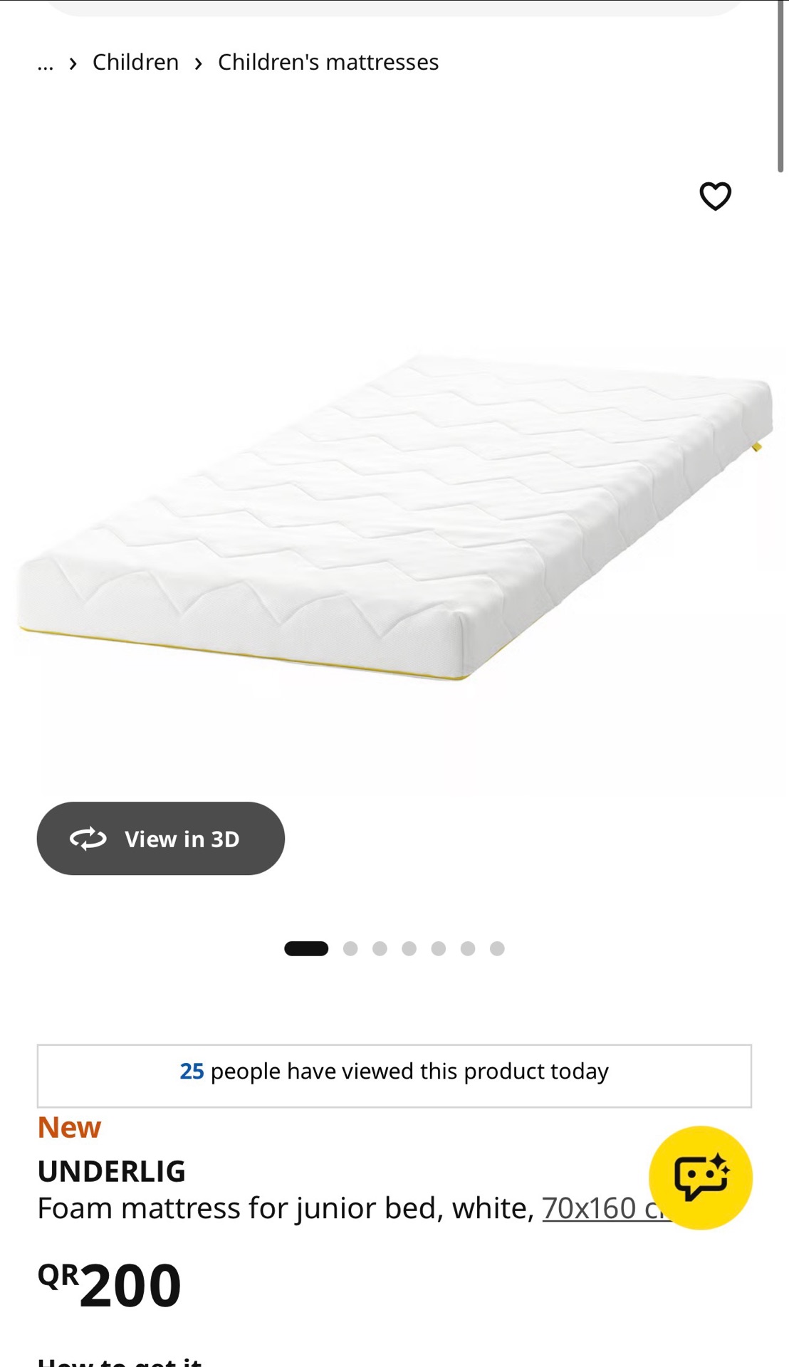 IKEA Bed frame with slatted bed base, beech, 70x160 cm with foam mattress  - Image 2